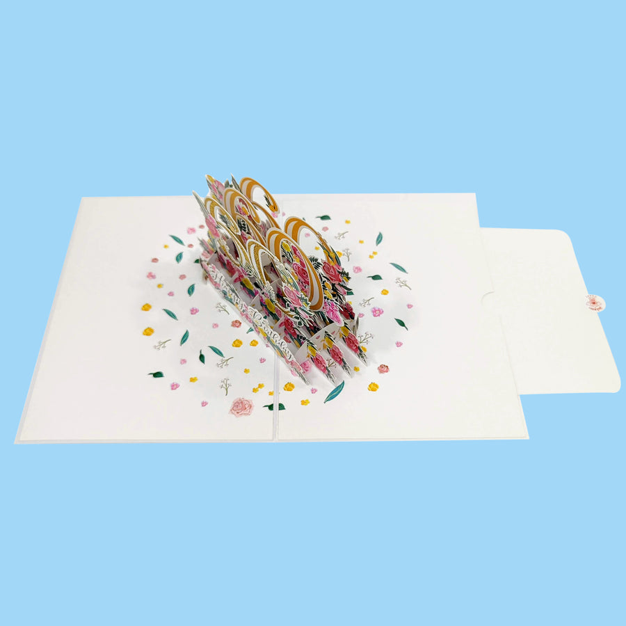 Sixtieth Birthday 3D Pop-Up Card UK