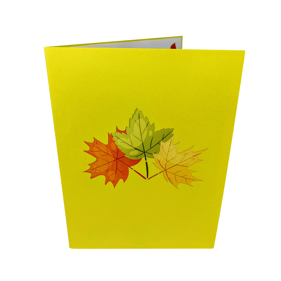 Autumnal Maple Tree 3D Pop-Up Card UK