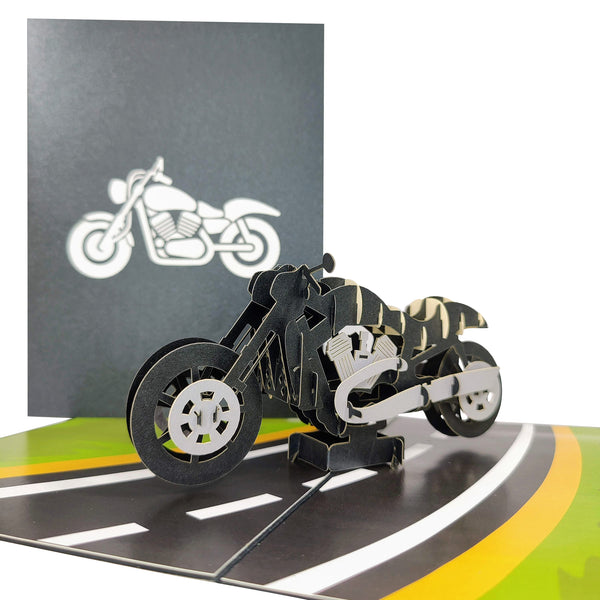 Motorbike Pop-Up Card