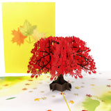 Autumnal Maple Tree 3D Pop-Up Card UK