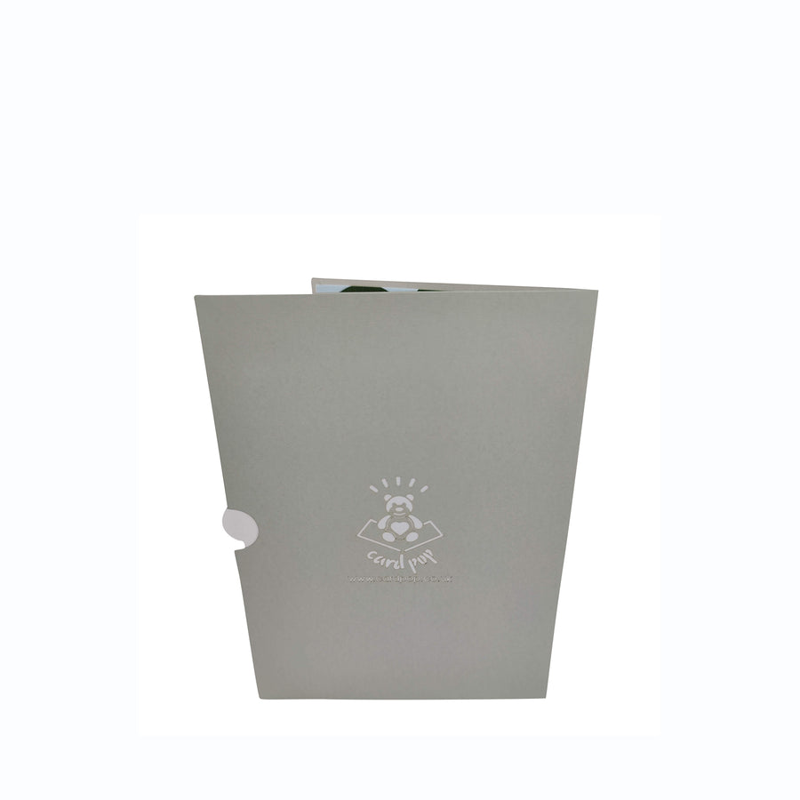 Red & Black Motorbike Pop-Up Card