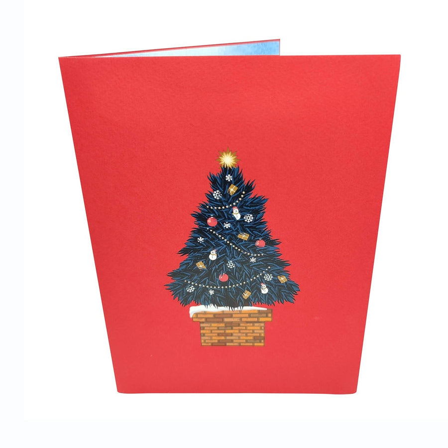 Decorative Christmas Tree Pop-Up Card