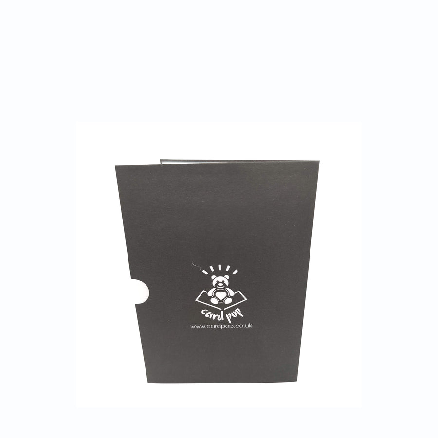 Golden Labrador Mum & Puppies Pop-Up Card