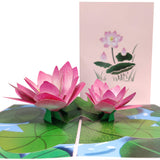 Lily Pad Pop-Up Card
