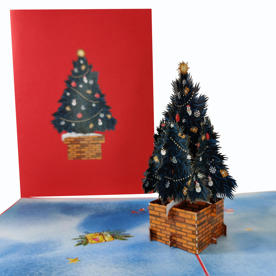 Decorative Christmas Tree Pop-Up Card