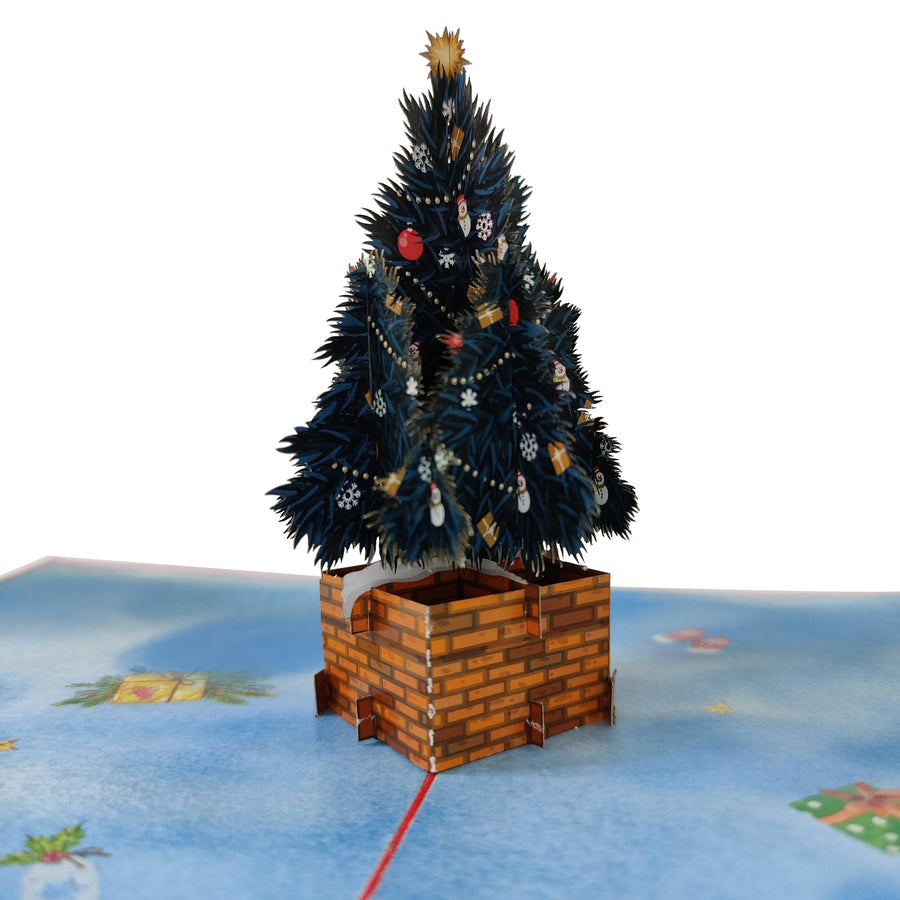 Decorative Christmas Tree Pop-Up Card