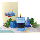 Christmas Candles Pop-Up Card