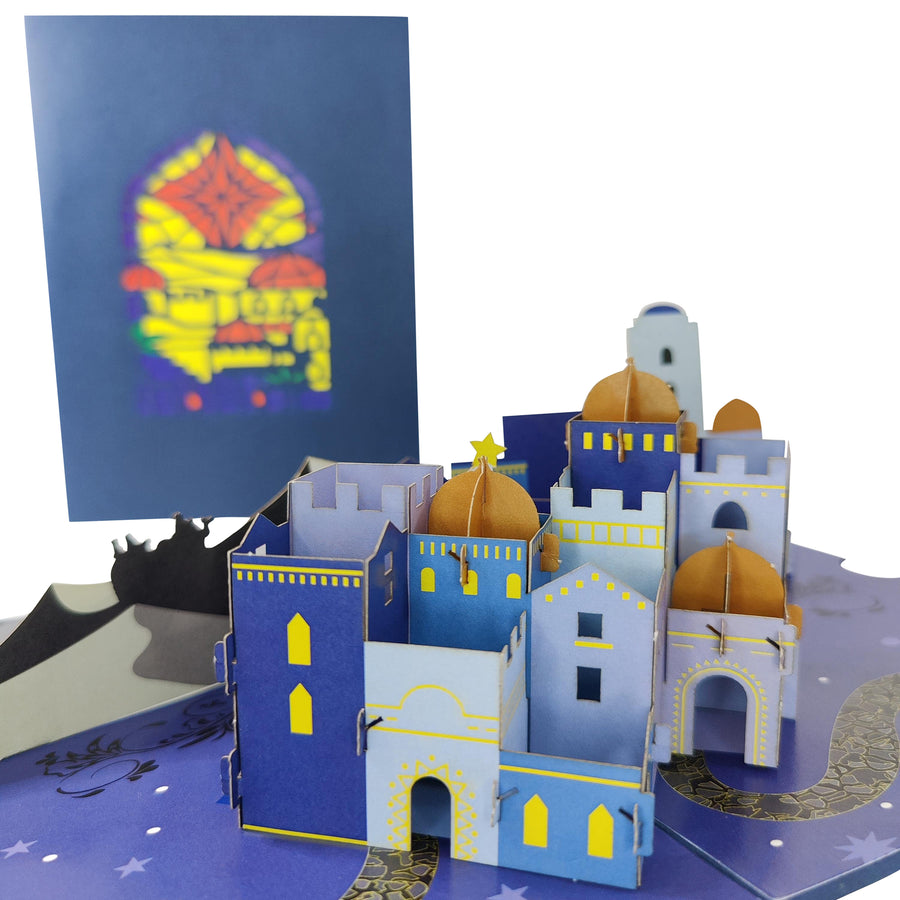 Jerusalem Pop-Up Christmas Card