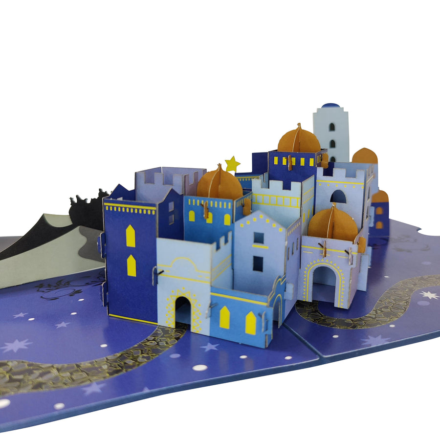 Jerusalem Pop-Up Christmas Card