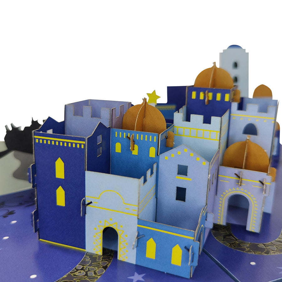 Jerusalem Pop-Up Christmas Card