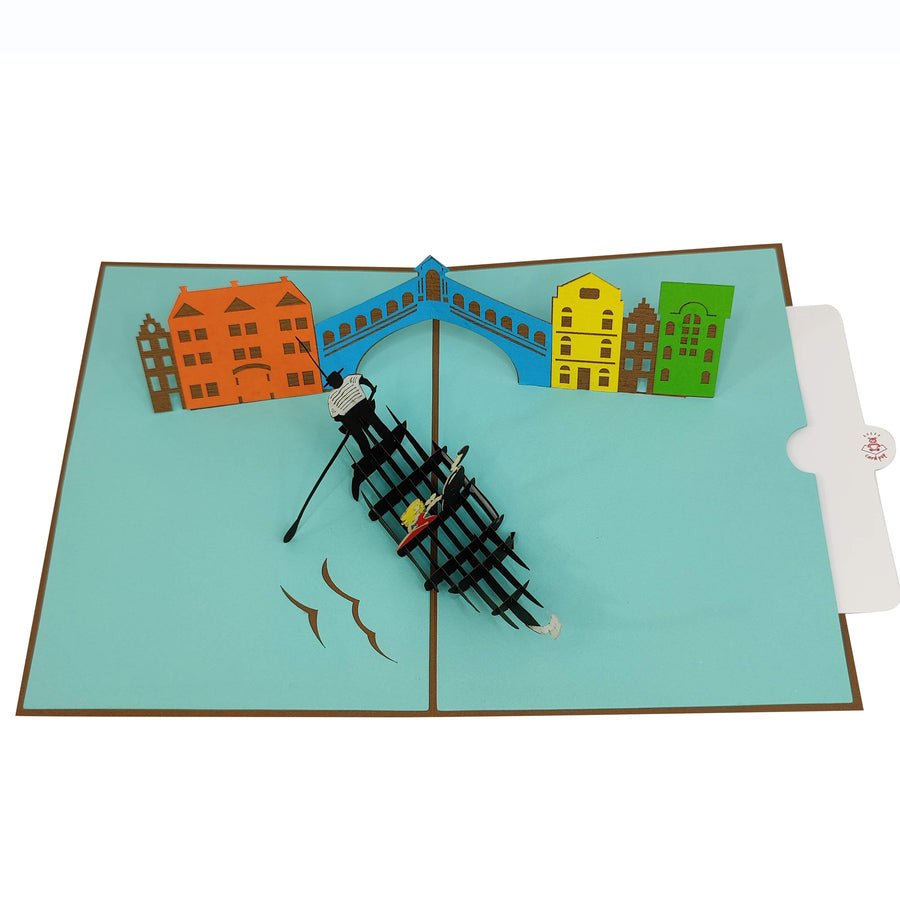 Venetian Gondola Pop-Up Card