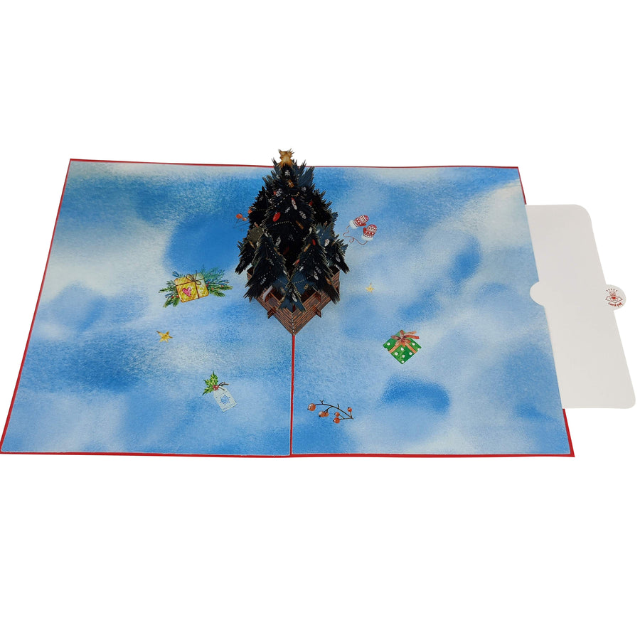 Decorative Christmas Tree Pop-Up Card