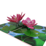 Lily Pad Pop-Up Card
