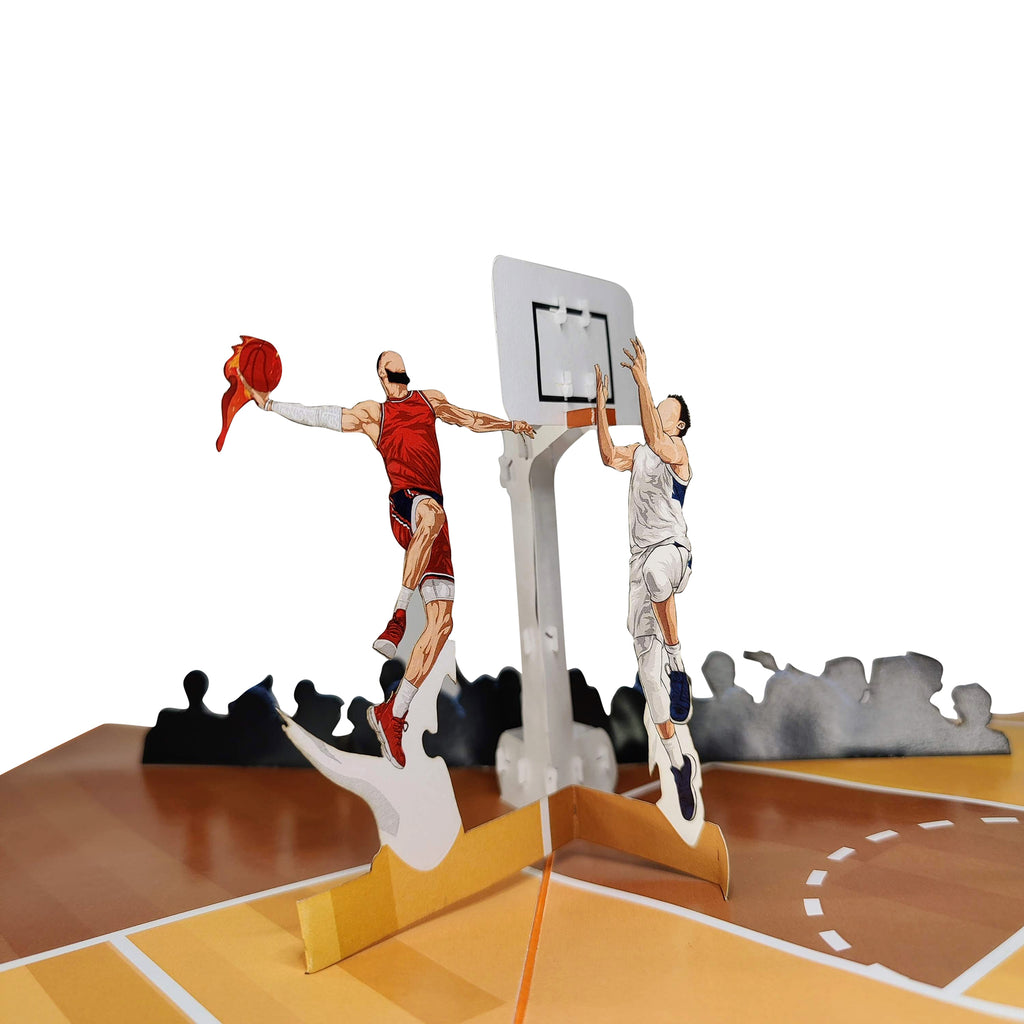 Basketball Pop-Up Card – CardPop.co.uk