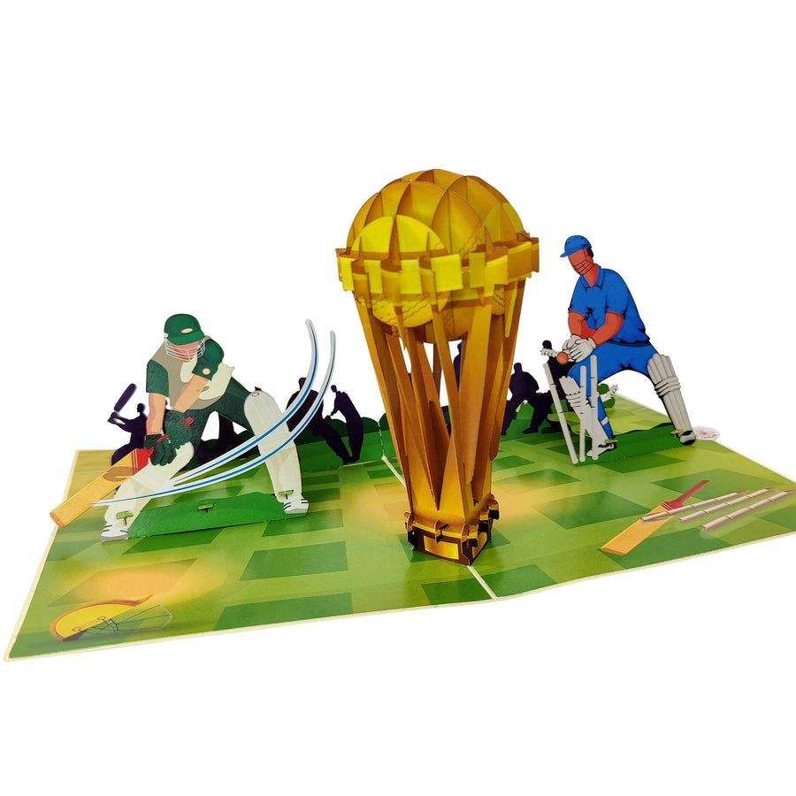 Cricketing Pop-Up Card