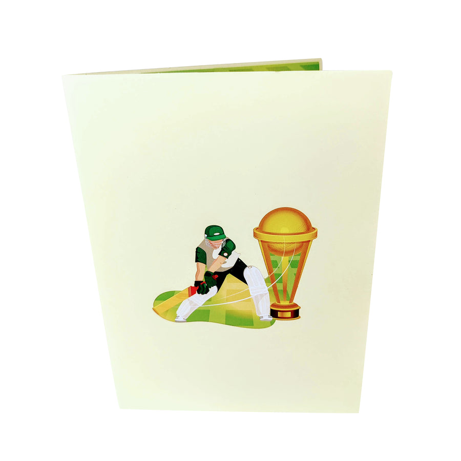 Cricketing Pop-Up Card