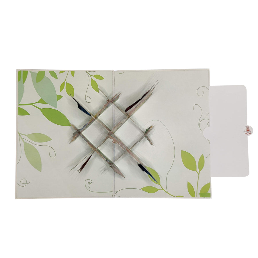 Butterfly Flower Garden Pop-Up Card