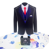 Father's Day Dapper Dad Suit Pop-Up Card