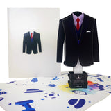Father's Day Dapper Dad Suit Pop-Up Card