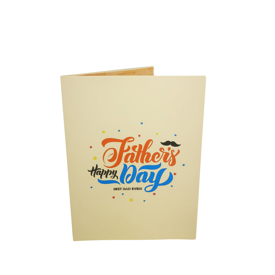 Father's Day Dapper Dad Wardrobe Pop-Up Card